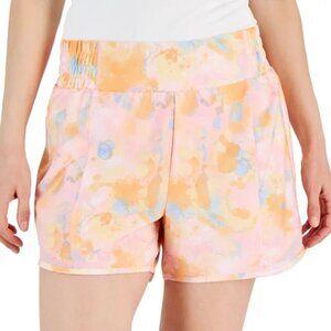 Ideology Women's 1X Active Printed Running Shorts Made for Macy's NWT Plus Size